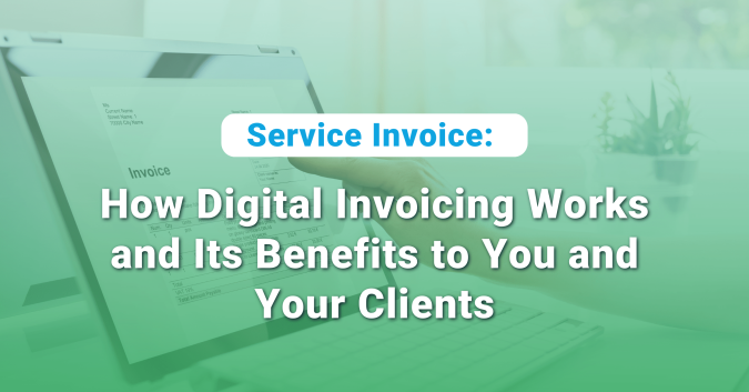 1 Banner Service invoice benefits to you and your clients