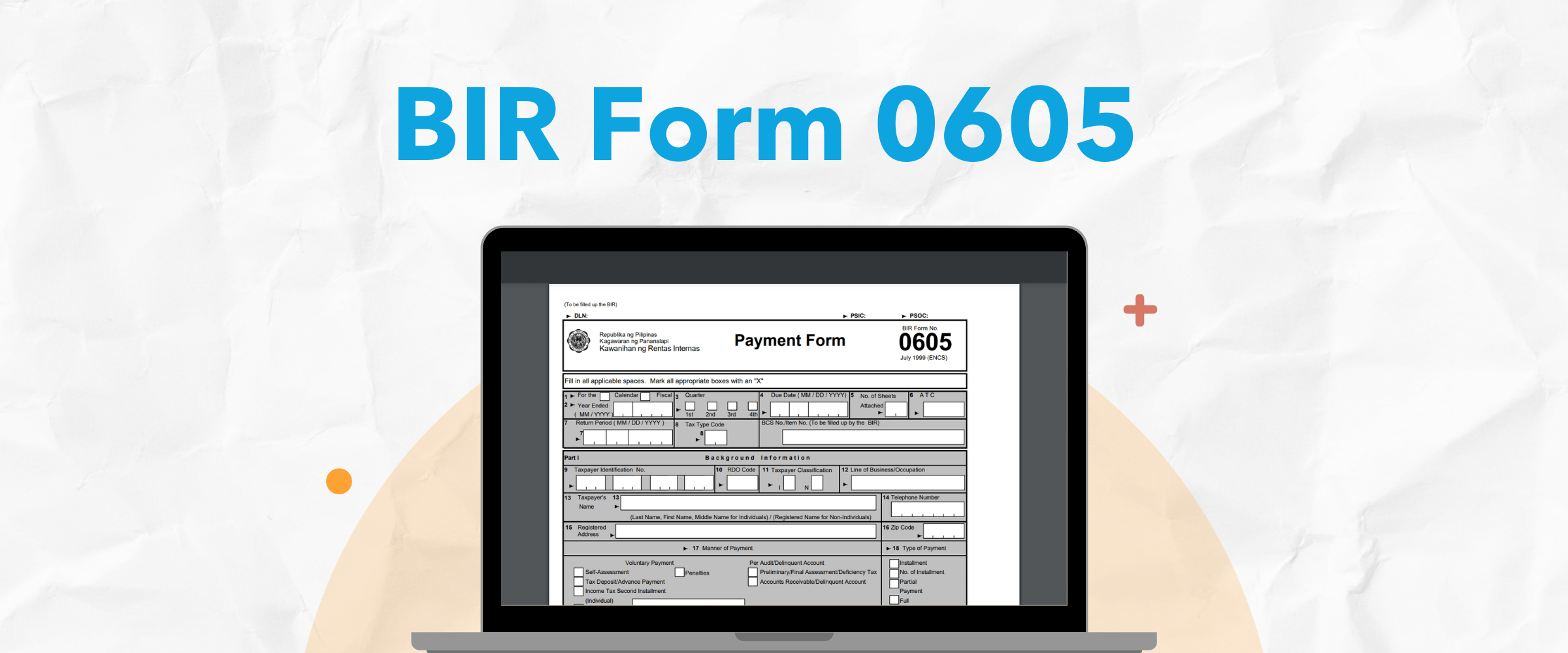 BIR form 0605