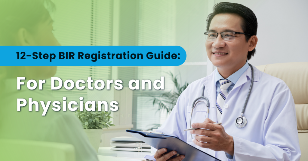 12Step BIR Registration Guide For Doctors and Physicians Beppo